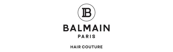 Balmain Paris Hair Couture Logo. Logosta Balmain Paris Hair Couture tuotteisiin.