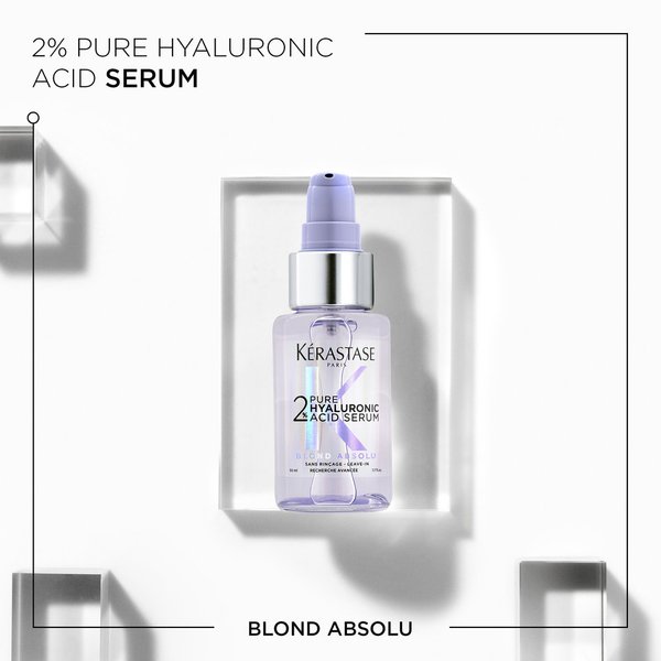 Kérastase Blond Absolu 2% Pure Hyaluronic Acid Serum - Seerumi hiuksille ja hiuspohjalle